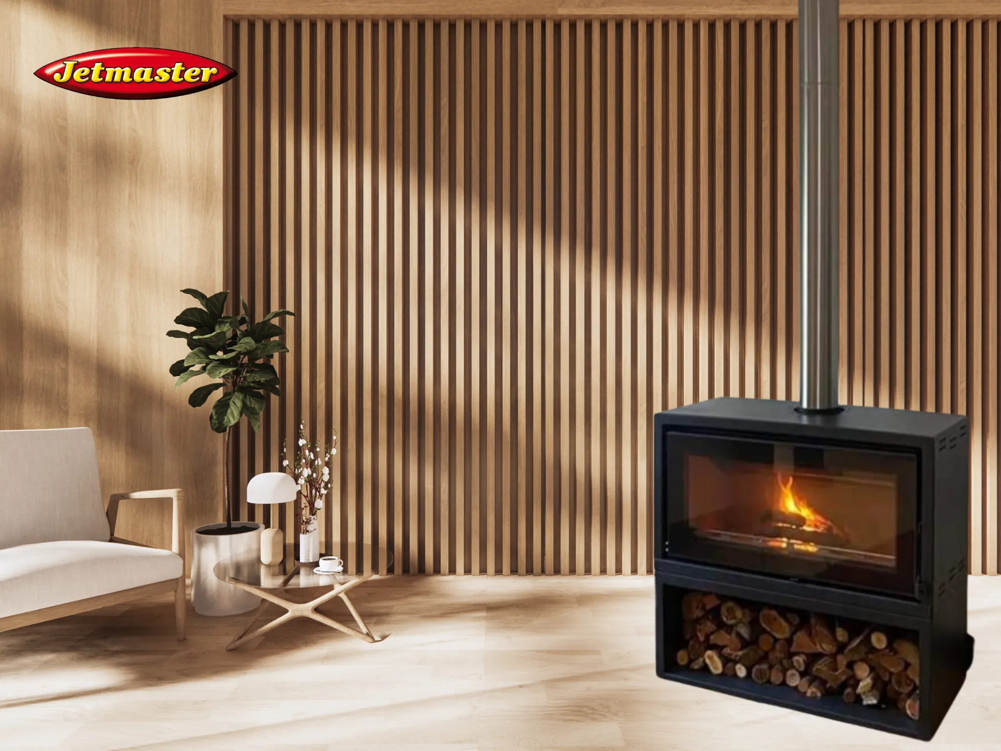 Firescape 1060 Freestanding Fireplace - Image 4
