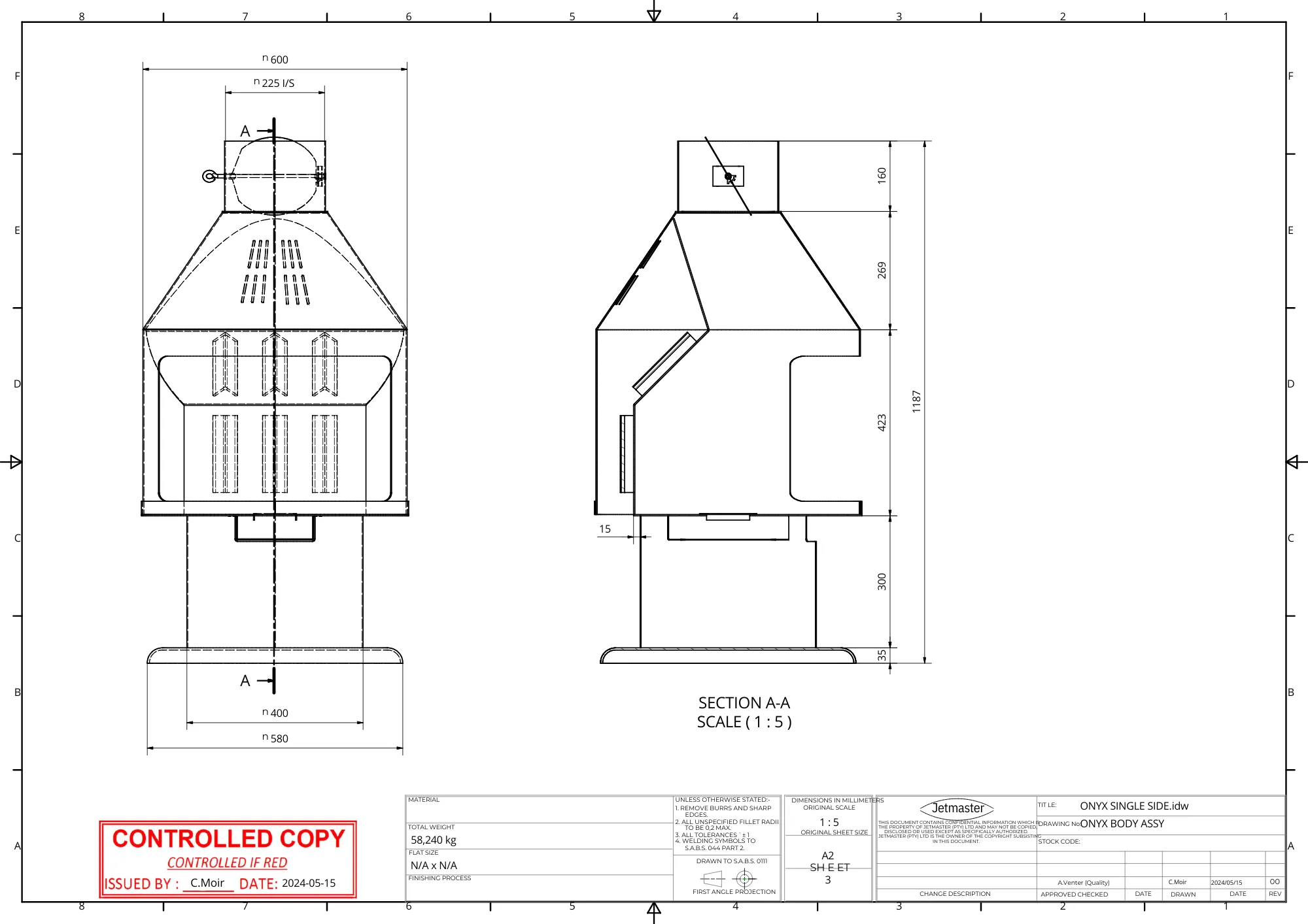 The Onyx 600 Freestanding Fireplace - Image 5