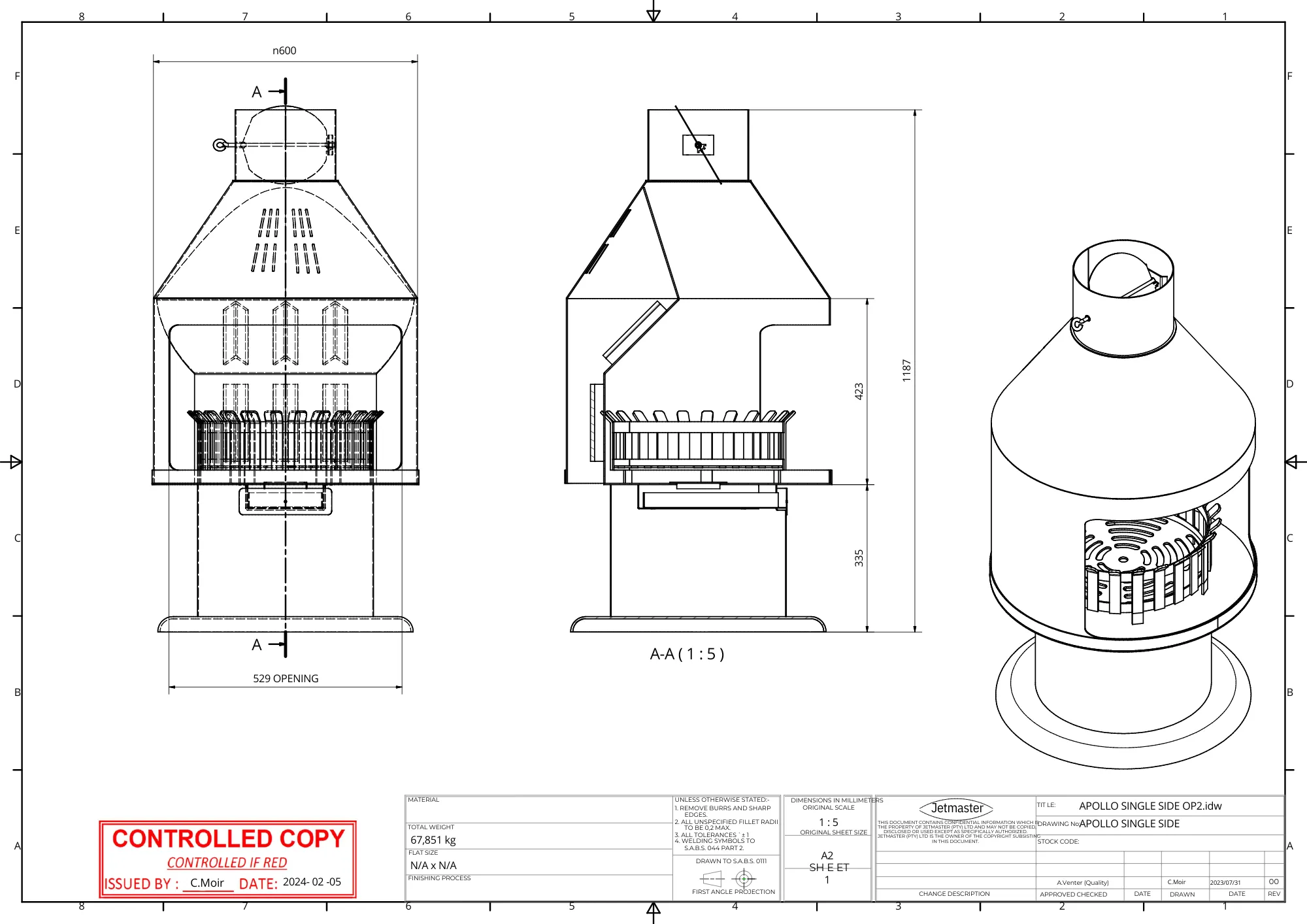 The Onyx 600 Freestanding Fireplace - Image 6